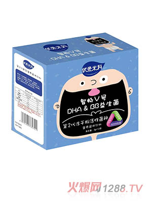优爱米科DHA益生菌营养素盒装
