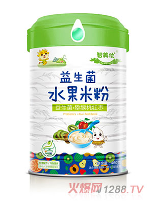 智美優(yōu)益生菌+獼猴桃紅棗水果米粉