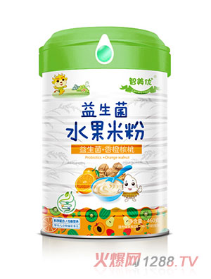 智美優(yōu)益生菌+香橙核桃水果米粉