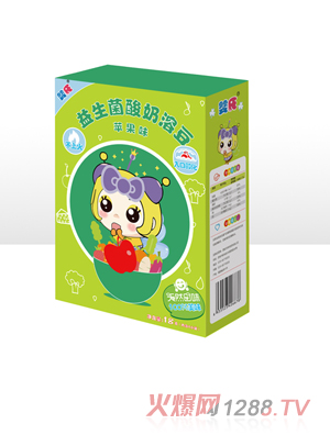 嬰氏益生菌酸奶溶溶豆-蘋(píng)果味