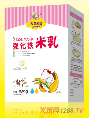 欧贝米拉强化铁米乳盒装