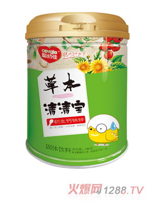 聪幼佳草本清清宝-初生钙铁锌 桶装