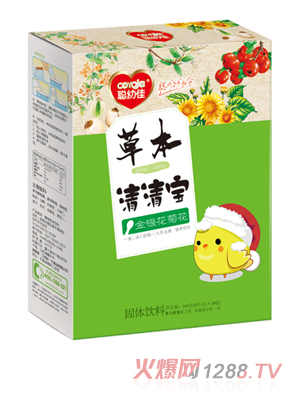 聪幼佳草本清清宝-金银花菊花盒装