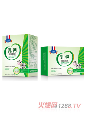 智澳迪乳钙凝胶糖果