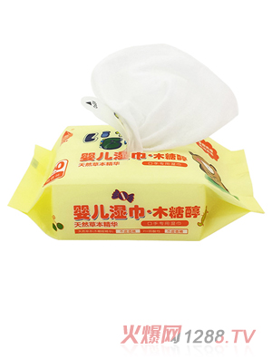 永润婴儿木糖醇湿巾（无盖）