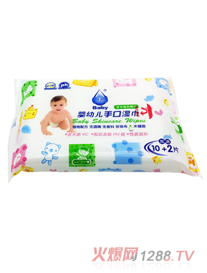 永润婴幼儿手口湿巾10片装