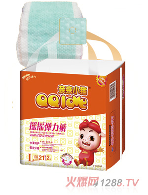 亲亲小猪摇摇弹力裤