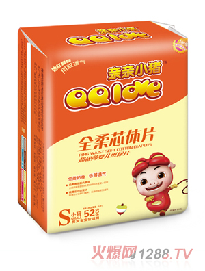 亲亲小猪全柔芯体纸尿片