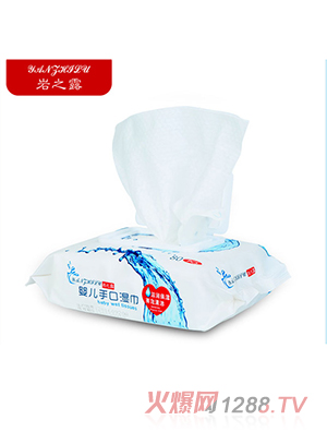 巖之露嬰兒濕巾手口專(zhuān)用80抽
