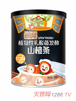 爱幼唯植物性乳酸菌发酵山楂条——胡萝卜味