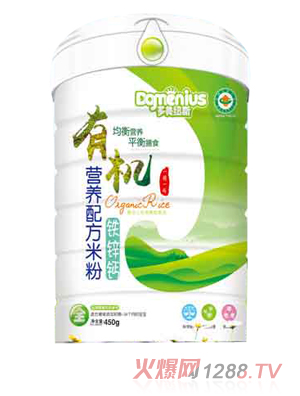 多美纽斯有机铁锌钙米粉配方听装