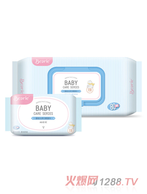 顽皮熊婴幼儿手口柔湿巾