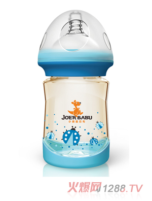 小袋鼠巴布PPSU奶瓶BP-801蓝色