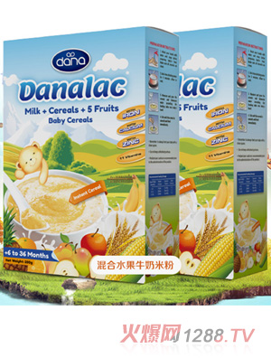 樂(lè )林恩混合水果牛奶米粉