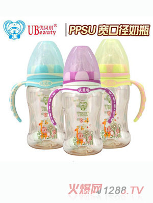 優(yōu)貝琪PPSU寬口徑嬰兒奶瓶