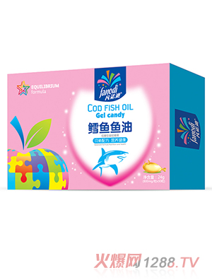 凡諾迪鱈魚(yú)魚(yú)油凝膠糖果