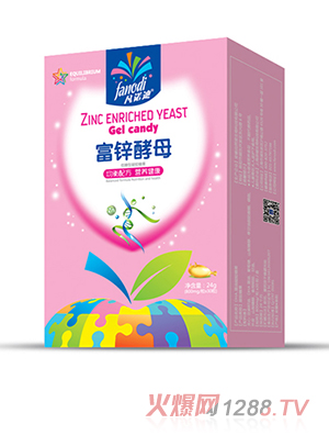 凡諾迪富鋅酵母凝膠糖果