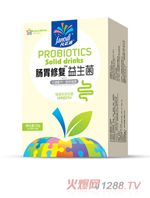 凡諾迪腸胃修復益生菌粉紙盒