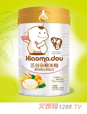 小毛豆果蔬强化钙配方五谷杂粮米糊