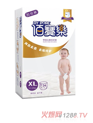 佰寶樂拉拉裤XL码34片