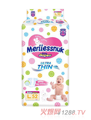 Merriesnuk歐氏紙尿褲L碼52片