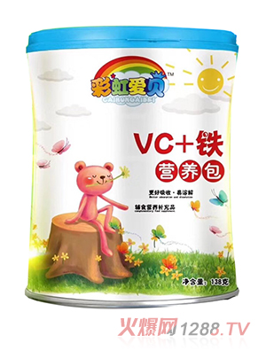 彩虹爱贝VC+铁营养包138g