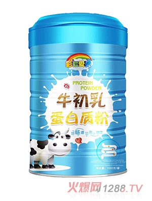 彩虹爱贝牛初乳蛋白质粉