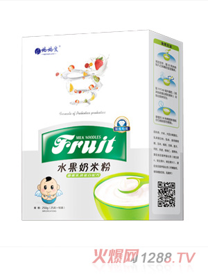 妈妈爱水果奶米粉-香蕉乳清蛋白配方 盒装
