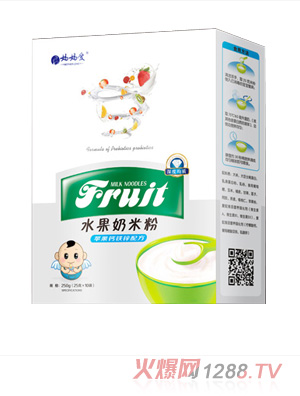 妈妈爱水果奶米粉-苹果钙铁锌配方 盒装