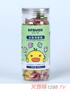 功夫小鸭彩蔬海螺面