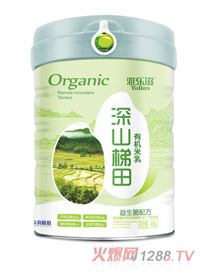 雅樂(lè )滋深山梯田有機米乳-益生菌配方