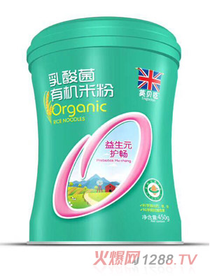 英贝臣益生元护畅乳酸菌有机米粉