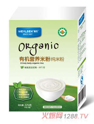唯氏纯米粉有机营养米粉