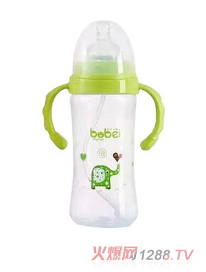 邦贝小象婴幼儿奶瓶绿色