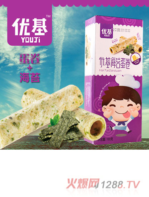 優(yōu)基海苔蛋卷100g