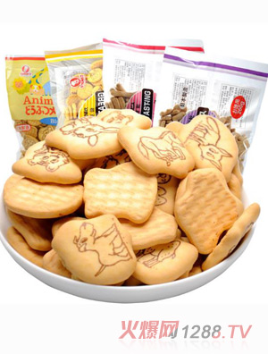 日本进口宝制果高钙儿童饼干