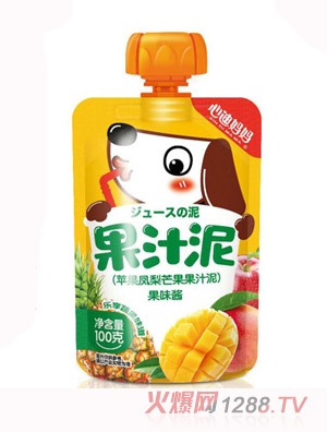 心迪媽媽蘋(píng)果鳳梨芒果果汁泥