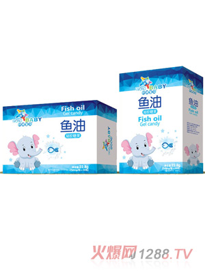 环球宝贝鱼油凝胶糖果