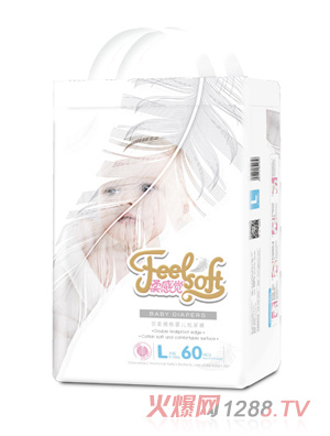 柔感覺(jué)羽柔綿感嬰兒紙尿褲L60