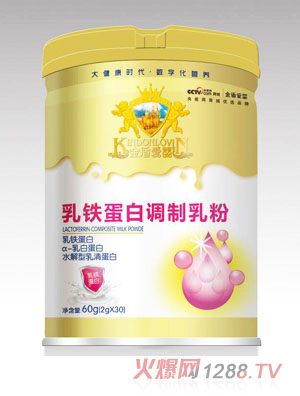 金盾愛(ài)嬰乳鐵蛋白調制乳粉