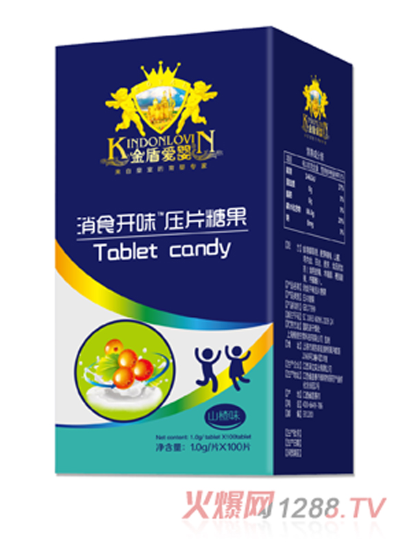 金盾爱婴消食开味压片糖果