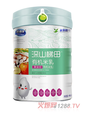 貝迪康深山梯田有機米乳-果繽紛配方