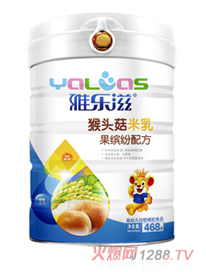 雅樂(lè )滋猴頭菇米乳-果繽紛配方