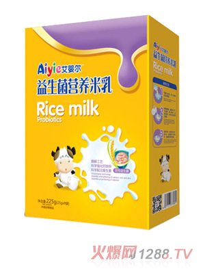 艾婴尔益生菌营养米乳盒装