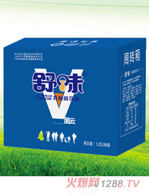 舒味乳酸菌饮品6瓶周转箱