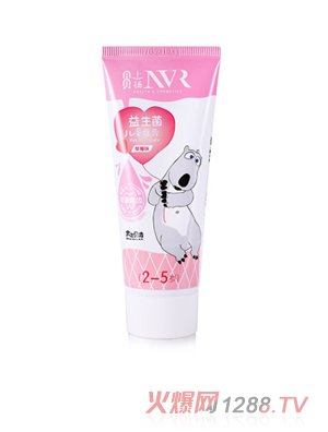 上扬NVR2-5岁益生菌儿童牙膏（草莓味）