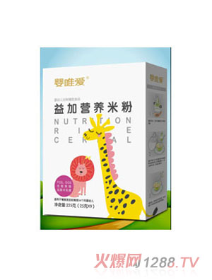 婴唯爱益加营养米粉225g