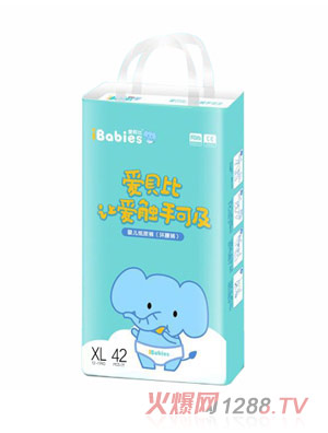 爱贝比婴儿纸尿裤XL42