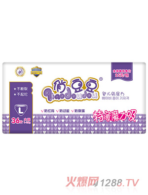 俏豆豆特薄魔力吸纸尿片L36