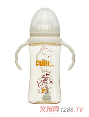 CUBI经典系列PPSU纯洁白奶瓶310ML